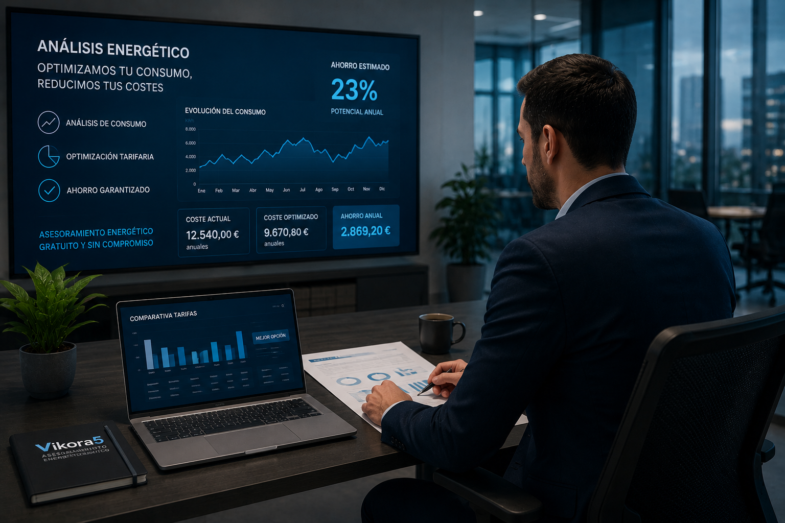 Asesoramiento energético para empresas y optimización de costes eléctricos