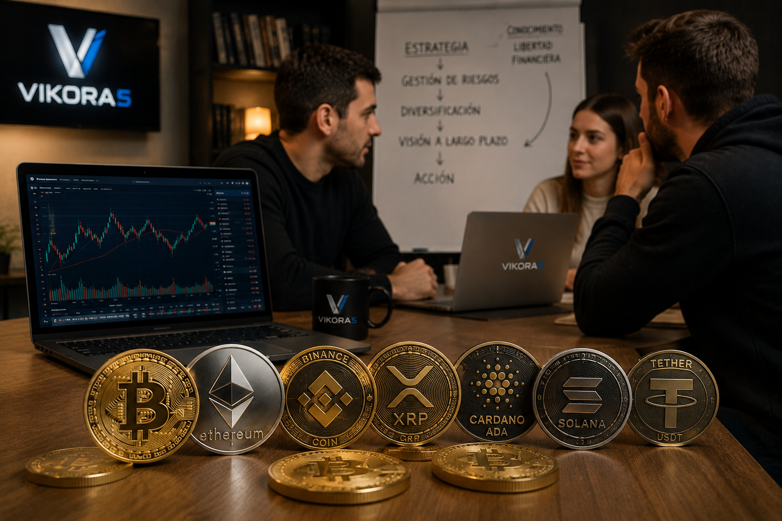 Estrategia y formación en activos digitales y blockchain