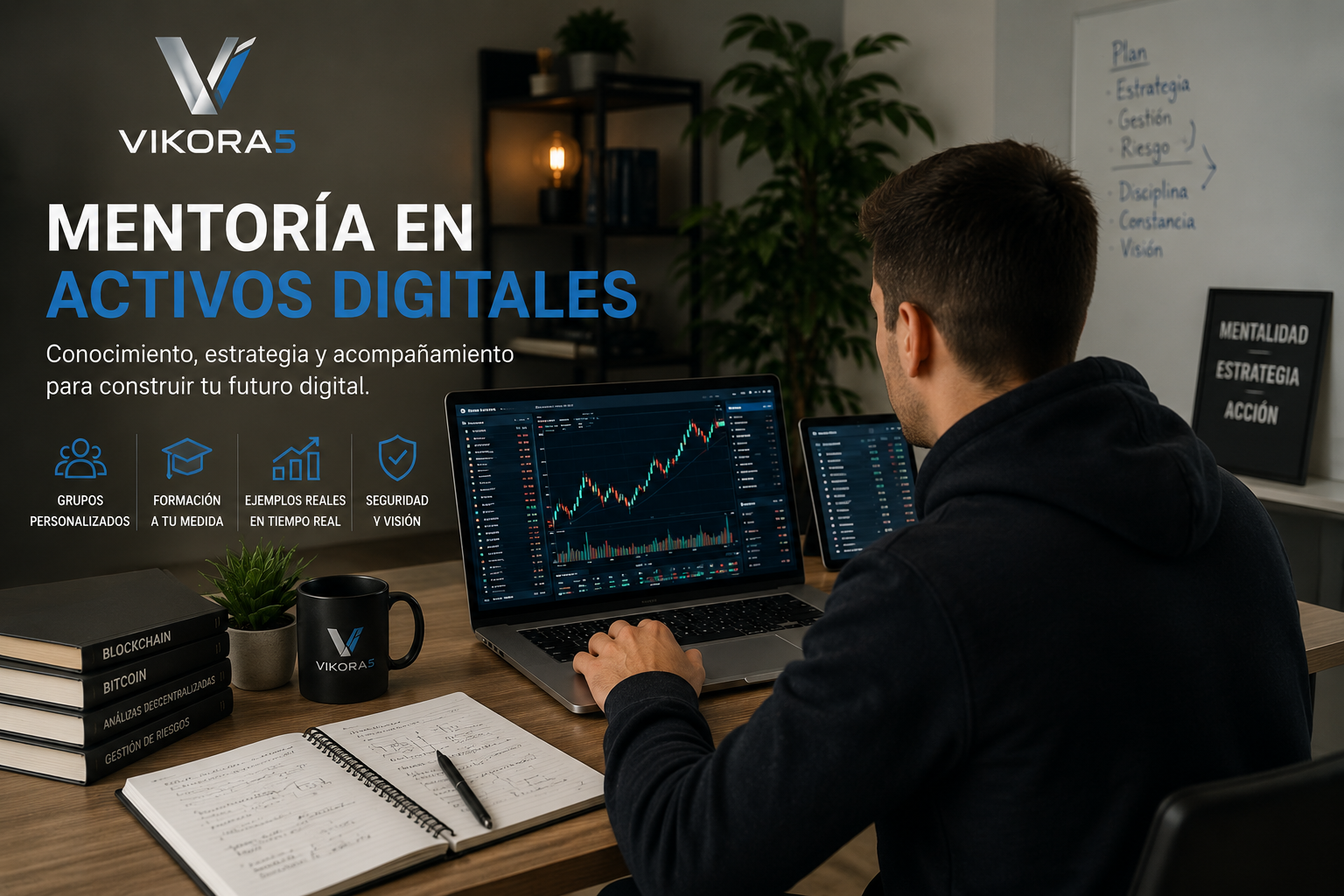 Mentoría personalizada en activos digitales y formación estratégica
